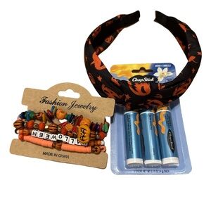Halloween Themed  Headband and Bracelet Set